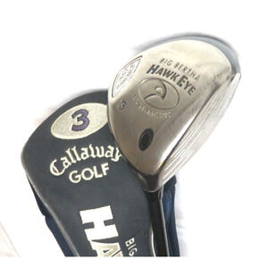 Callaway Big Bertha Hawk Eye VFT-Titanium 3 Wood Club Graphite RH + Head Cover